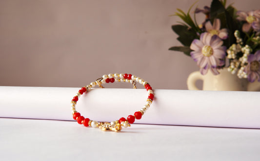 Pearl Multicolour Charm Bracelets